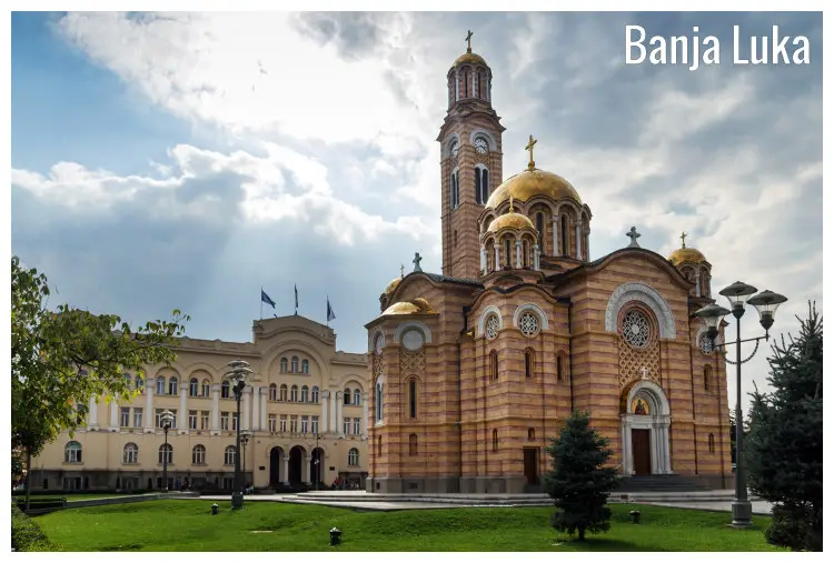 The Iconic Christ the Saviour Orthodox Cathedral in Banja Luka, Bosnia and Herzegovina The Iconic Christ the Saviour Orthodox Cathedral in Banja Luka, Bosnia and Herzegovina